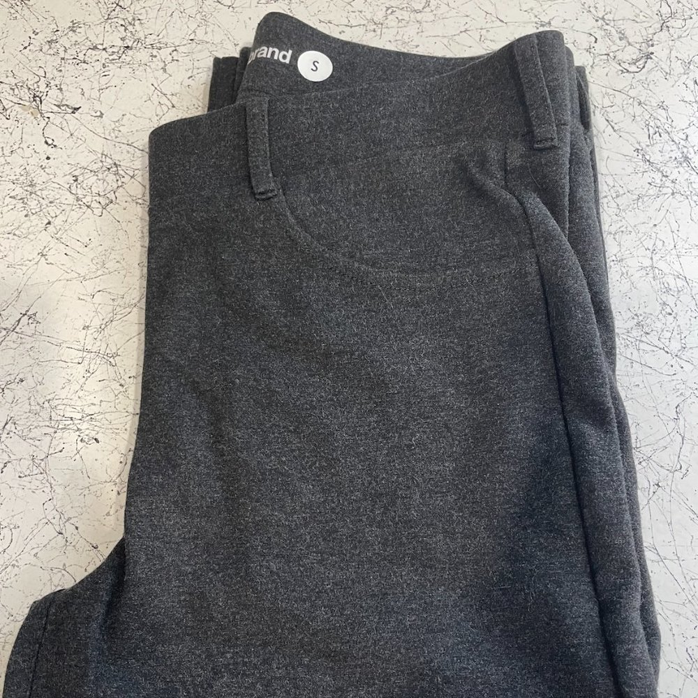 Betabrand Straight-Leg | 7-Pocket Dress Pant Yoga Pants GREY